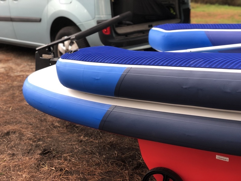 Tribord 5S - boudins gonflés, bateau sur roues