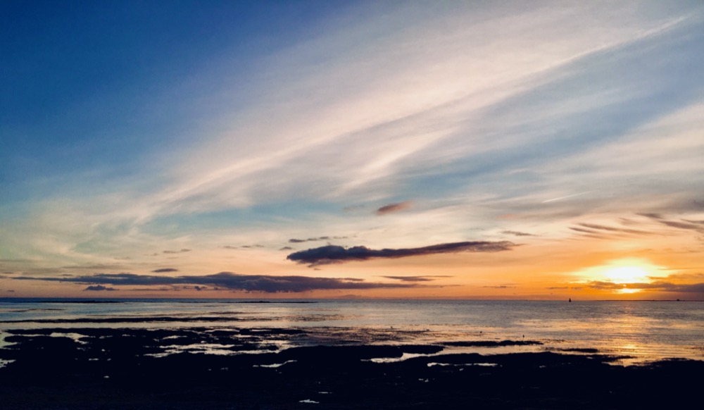 Coucher de soleil à Penerf, Damgan