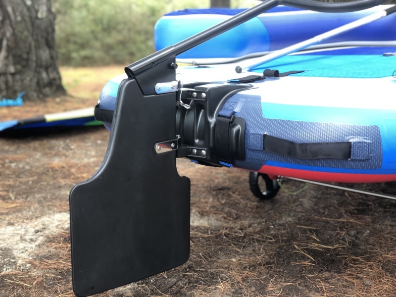 Tribord 5S - aperçu de la poupe (safran scratché)