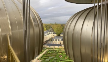 Hôtel Essenciel, Domaine des Saint-Pères, vue depuis les capsules