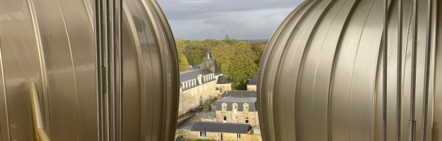 Hôtel Essenciel, Domaine des Saint-Pères, vue depuis les capsules